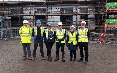 Michael Matheson MSP, Cabinet Secretary for Transport, Infrastructure and Connectivity visits the new Stobhill Acute Mental Health Wards site.