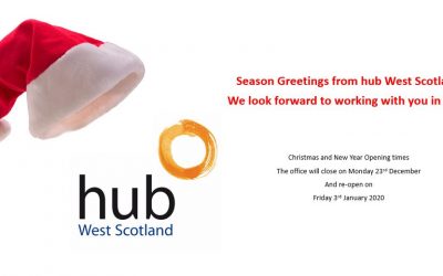 Seasons Greeting from hub West Scotland