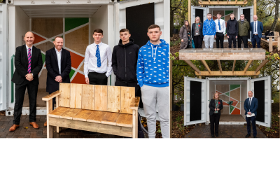 Opening of outdoor classroom delivered by local aspiring apprentices