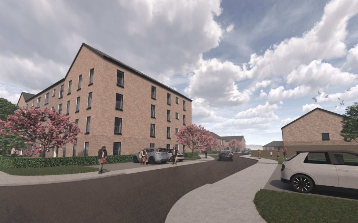 Merkland Street Visualisation_Courtesy of East Dunbartonshire Counci